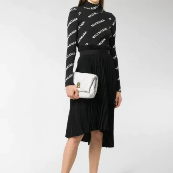 New Balenciaga Touch Puffy Quilted Clutch Bag - Picture 2 of 14